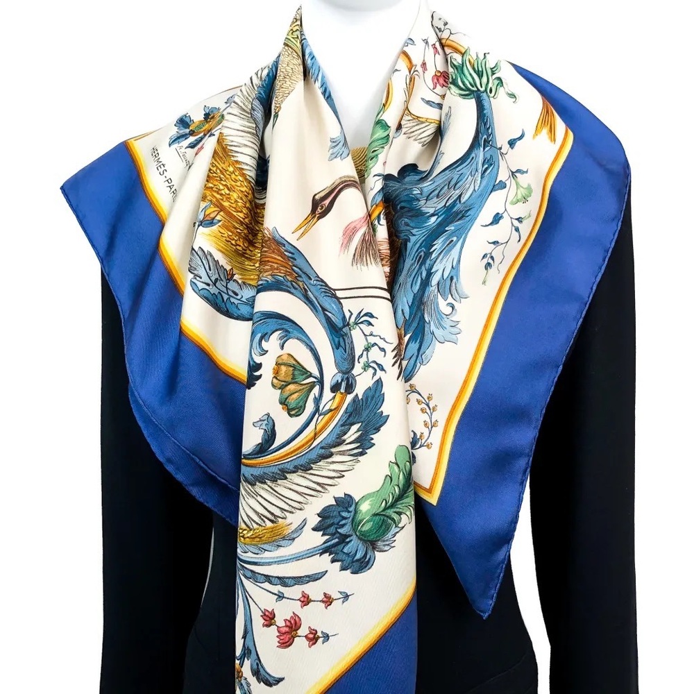 Hermes Carre Ceres goddess silk scarf, original issue vintage